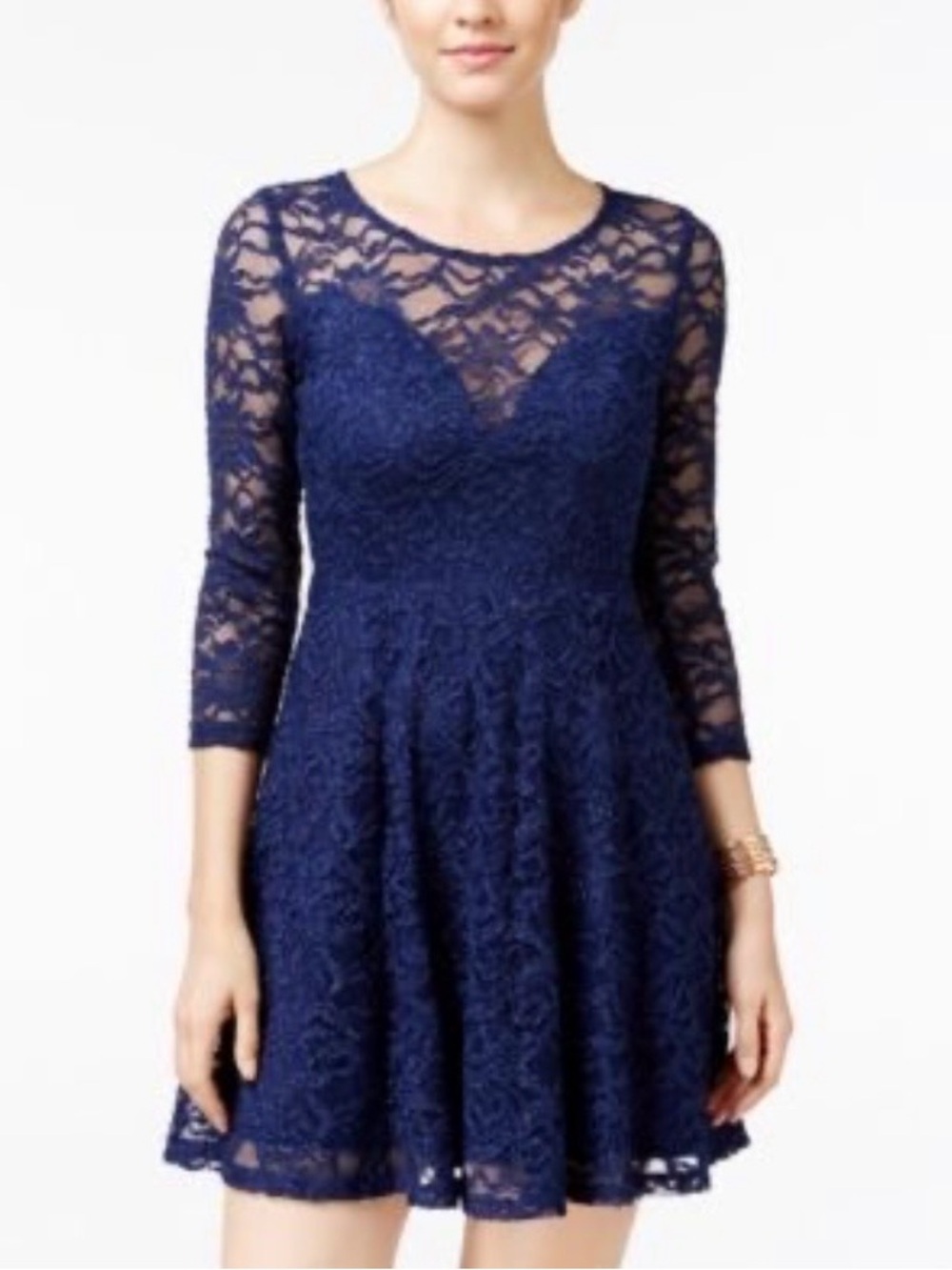 Emerald Sundae Navy Homecoming dress